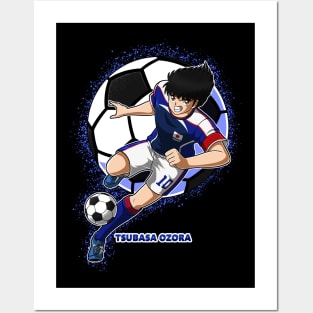 Captain Tsubasa Tsubasa Ozora Drive Shoot Posters and Art